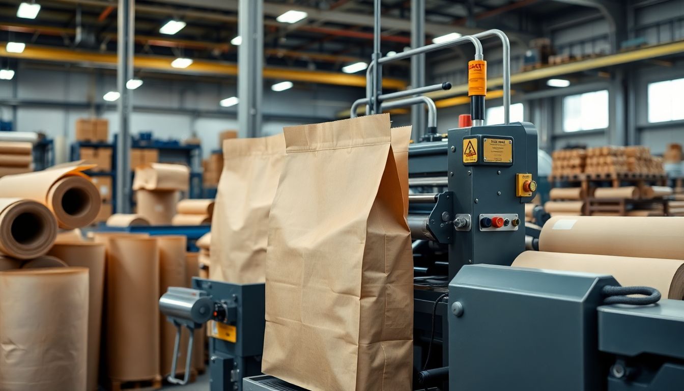 Maquinas para Hacer Bolsas de Papel Kraft